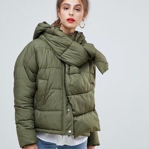 Veto Moda quilted olive coat